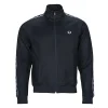 Fred Perry CONTRAST TAPE TRACK JACKET Couleur Marine grande surprise 22