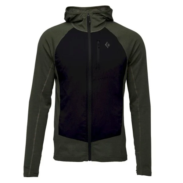 mode pas cher Grosses soldes 🔥 Black Diamond Coefficient LT Hybrid Hoody – Polaire homme 🧨 7