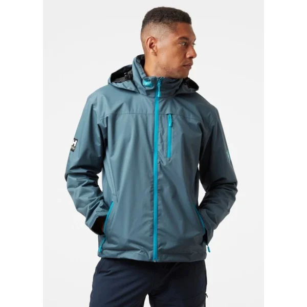 site pas cher De gros ✨ Helly Hansen Crew Hooded Midlayer Jacket – Veste imperméable homme ✨ 4