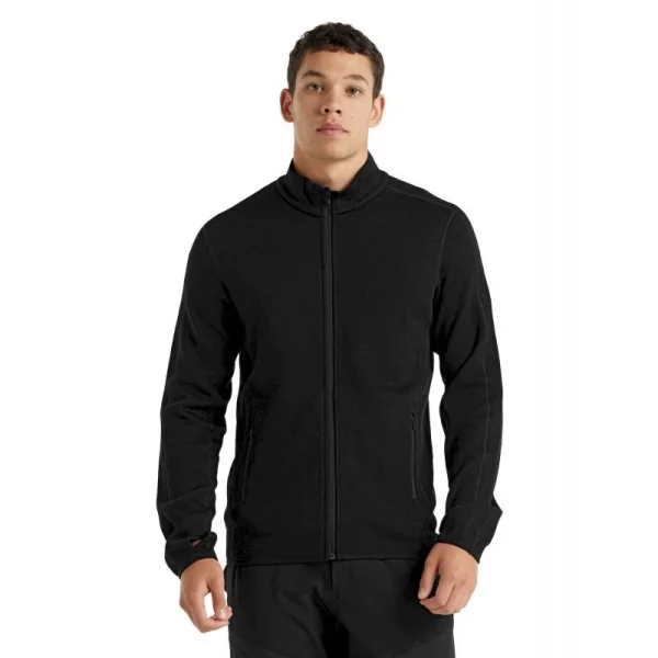 Offres ⌛ Icebreaker Elemental LS Zip – Polaire en laine mérinos homme I Hardloop ✨ marque pas cher 3