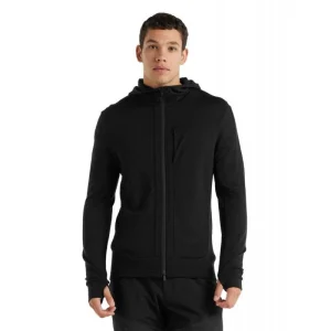 marques pas cher Les meilleures critiques de ⭐ Icebreaker Quantum III LS Zip Hood – Polaire en laine mérinos homme I Hardloop 🛒 41