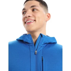 marques pas cher Les meilleures critiques de ⭐ Icebreaker Quantum III LS Zip Hood – Polaire en laine mérinos homme I Hardloop 🛒 27