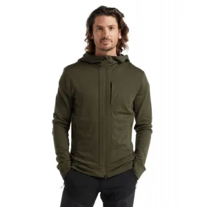 marques pas cher Les meilleures critiques de ⭐ Icebreaker Quantum III LS Zip Hood – Polaire en laine mérinos homme I Hardloop 🛒 43