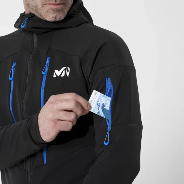 mode Bon marché 👍 Millet Pierra Ment Hoodie – Veste softshell homme ❤️ 5