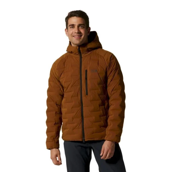 mode Sortie 🔥 Mountain Hardwear Stretch Down Hooded Jacket – Doudoune homme 🧨 1