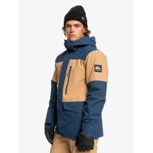 Pas Cher soldes France Tout neuf 🤩 Quiksilver Mission Block Jacket – Veste ski homme 🔥 14