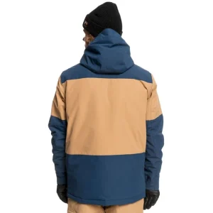 Pas Cher soldes France Tout neuf 🤩 Quiksilver Mission Block Jacket – Veste ski homme 🔥 16