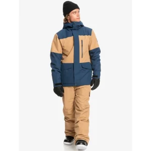 Pas Cher soldes France Tout neuf 🤩 Quiksilver Mission Block Jacket – Veste ski homme 🔥 30